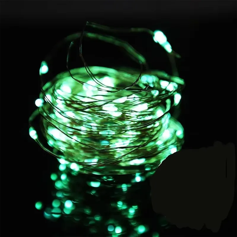 2-10M 100 LED Lights Decoration Halloween Black Wire Orange Purple Color Halloween Decoration Fairy Lights for Home Decor