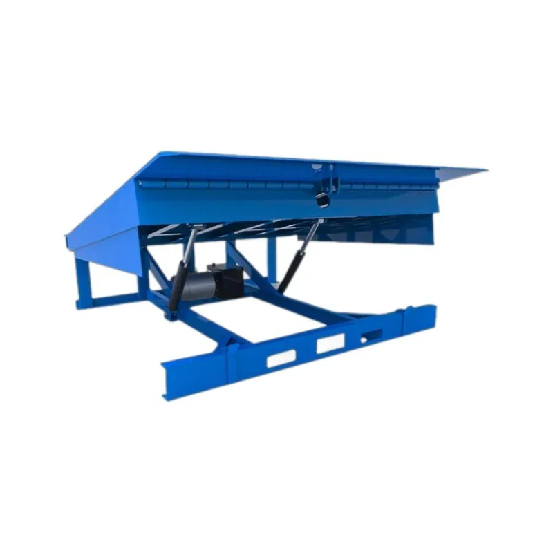 climbing bridge forklift loading container platform crossing bridge fixed adjustment plate loading and unloading truck artifact