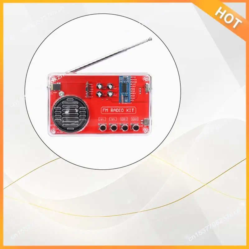 A43M FM 라디오 DIY 생산 키트 전자 조립 납땜 연습 키트 50-108 Mhz 수신기