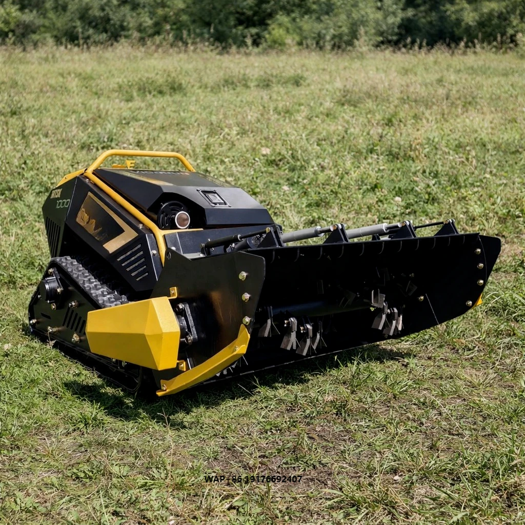 VIGORUN Industrial MTSK1000 Flail Lawn Mower Robot with Spare Parts Kit Cutting 1000mm Forest  Mulcher for Farm Overgrown Land
