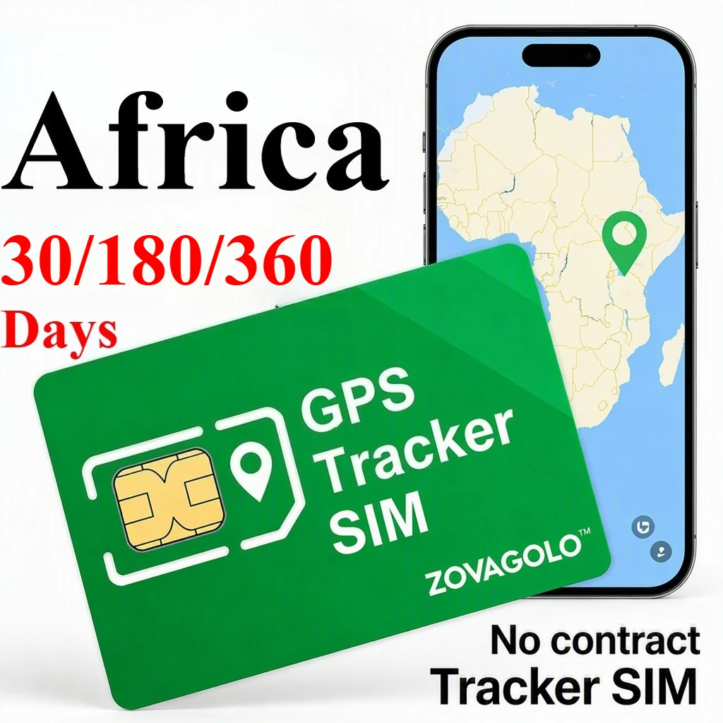 Africa GPS Locator SIM Only Data Non-contract 30Days30MB 180Days180MB 365Days360MB For Child And Elder Real Time Position Monito