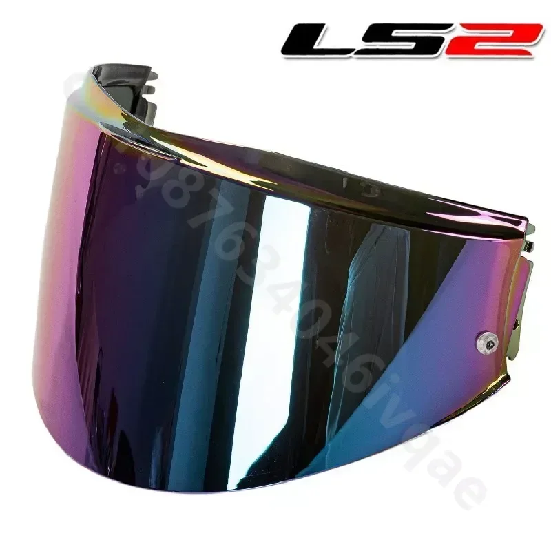 Autêntico adaptador de lente ls2 ff399 viseira de capacete dobrável acessórios de leme de motocicleta original