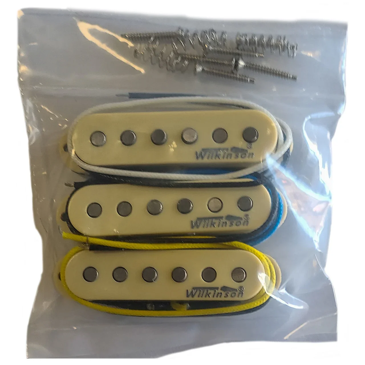 Wilkinson WVS Ainico5 Single coil 60's style Electric Guitar Pickups Guitar Parts Apply to ST Guitar + Orange 473 100 capacitor