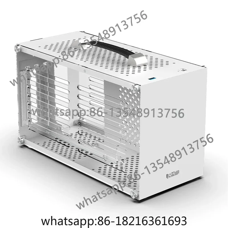 

Шасси превышения частоты три колибри 2, портативное маленькое шасси ITX, мини-индивидуальное, полностью боковое, прозрачное, пустое, корпус