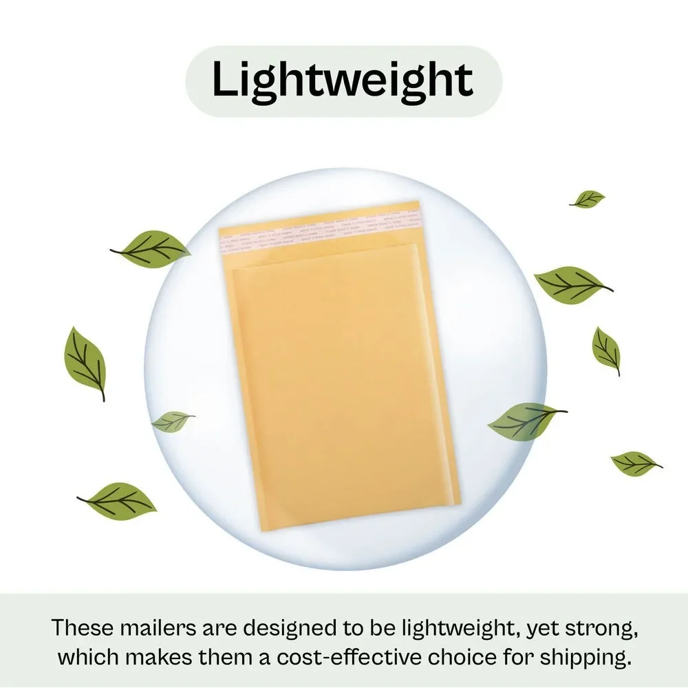 50 # 7 ซองกันกระแทกแบบฟองอากาศ ขนาด 14.25x20 นิ้ว ทำจากกระดาษคราฟท์  14.25x20 นิ้ว