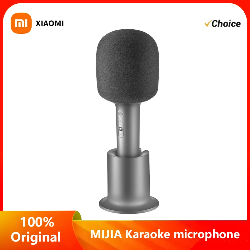 Xiaomi Mijia k-song Microphone bluetooth 5.1 DSP suppression du bruit effet sonore stéréo Double Duet maison KTV avec 9 types de son