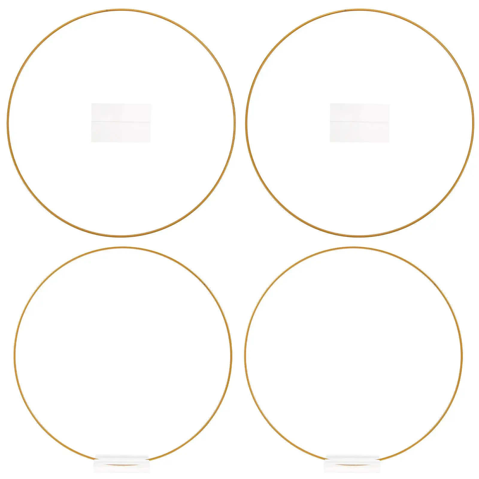 

4 Pcs Jewelry Display Stands Garland Decoration Centerpieces for Tables Decorations Hoops Crafts