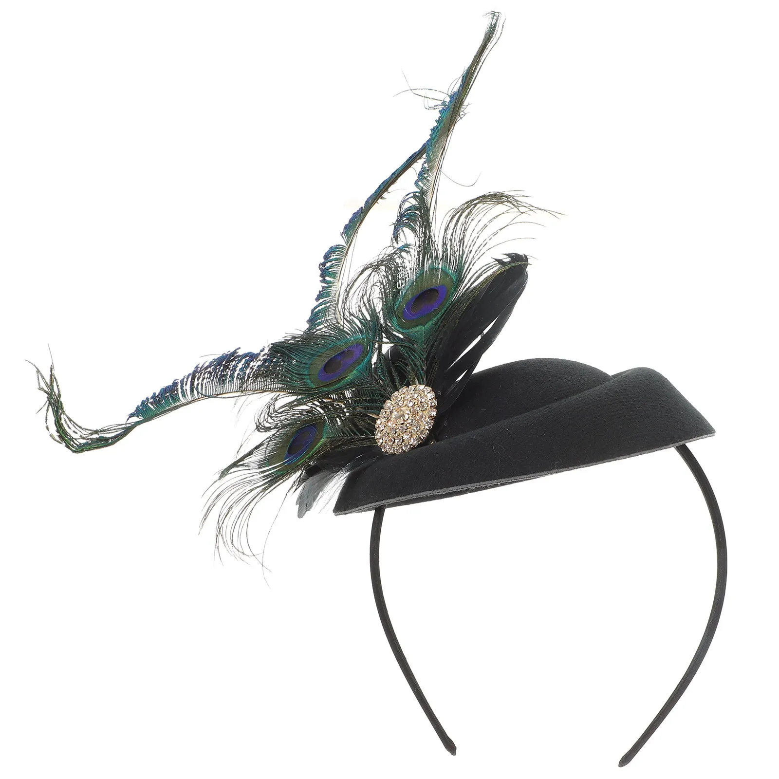 

Women Fascinator Headband Vintage Style Elegant Hair Clip Suitable for Short Long Hair Bride Headdress Bridal Headpiece Tea