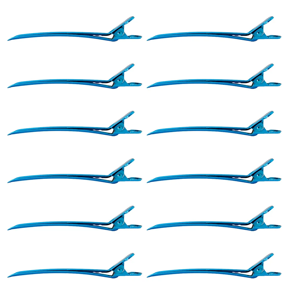 12 قطعة مقاطع تصفيف الشعر تقسيم المشابك لتصفيف قطع الصباغة صالون استخدام أدوات تقسيم الشعر دبابيس الشعر الحلاق