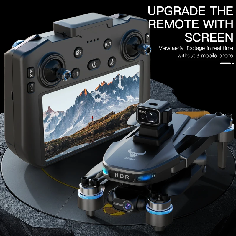 2025 جديد SG109 MAX2 GPS الطائرة بدون طيار مع كاميرا 8K 3-Axis Gimbal WIFI الليزر تجنب العوائق شاشة عن بعد 5G FPV فرش RC درون #2