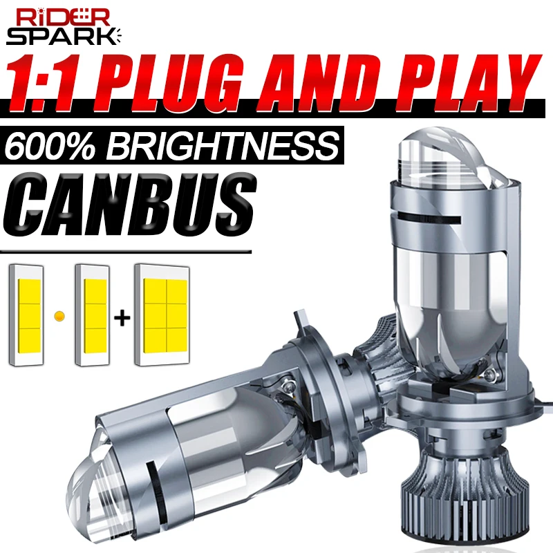 

110 Вт H4 Bi LED Мини-проектор с линзой Автомобильная лампа для фар 5570 3570 CSP Canbus Мотоцикл STG Двухлучевой автоматический светодиодный светильник 12 В 24 В 36 В