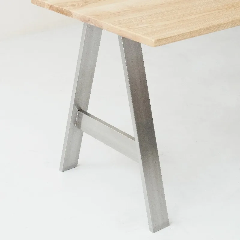 Stainless Steel Table Legs Luxury Base Support for Kitchen Island Desk Heavy Duty Furniture Legs Office Dining Table Accessories