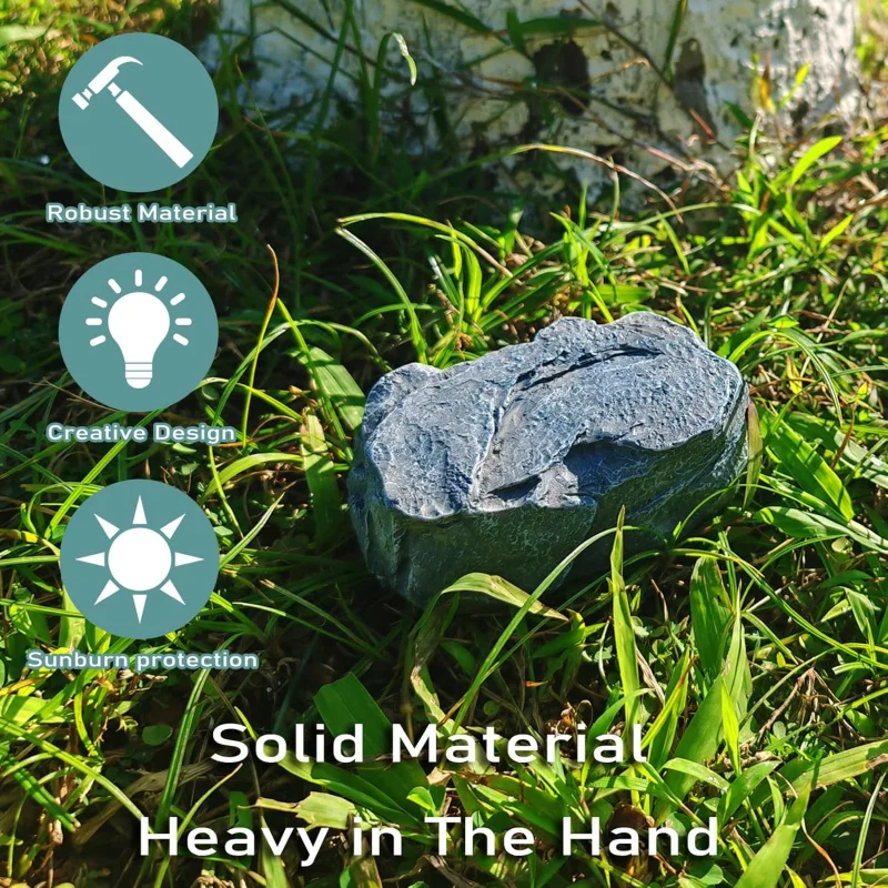 Hide a Outside - Rock - Compact Stone Design,-Protected Material - Hider Decor and Se