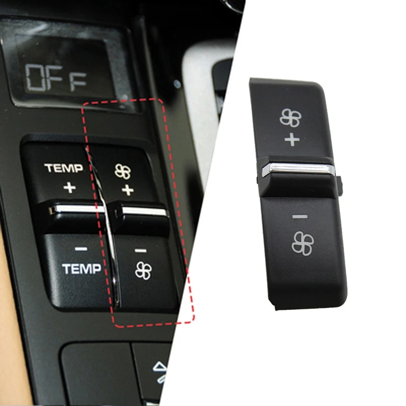 Front Rear Console Air Vent Temperature Ventilation Adjust A/C Button Switch Caps For Porsche Cayenne Panamera Macan