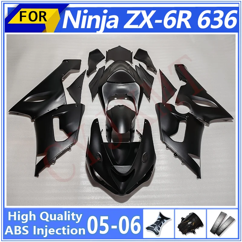 

Motorcycles Fairing Kit for Kawasaki Ninja ZX6R ZX-6R 636 2005 2006 Bodywork Fairings Ninja636 ZX-6R636 05 06 Bodyframe Housing