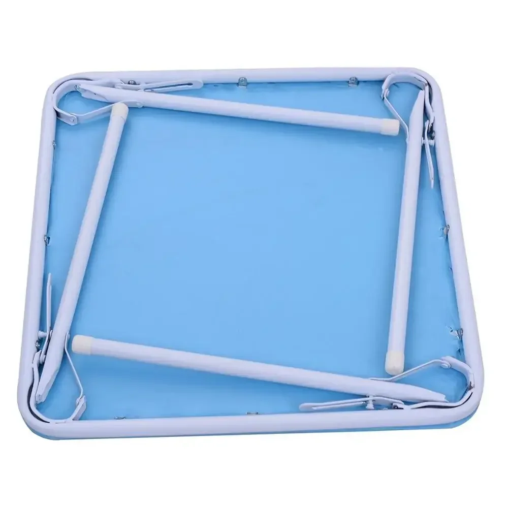 2026 Cheap colorful  folding metal kids study party tables chairs set for children view 4