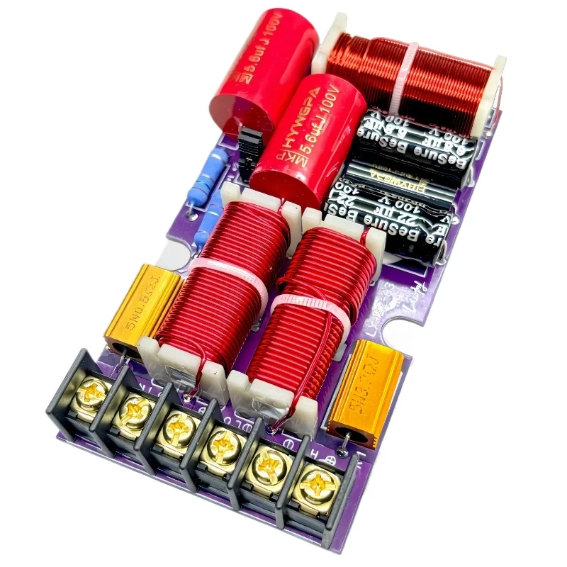 

Audio enhancer audiophile upgrade two-way car speaker crossover for high and low frequency speakers