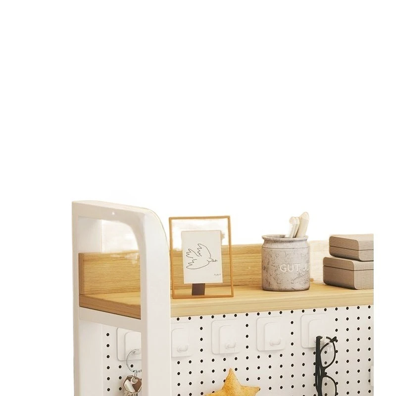 

Desktop shelf, office desk, multi-layer, bookshelf, wrought iron