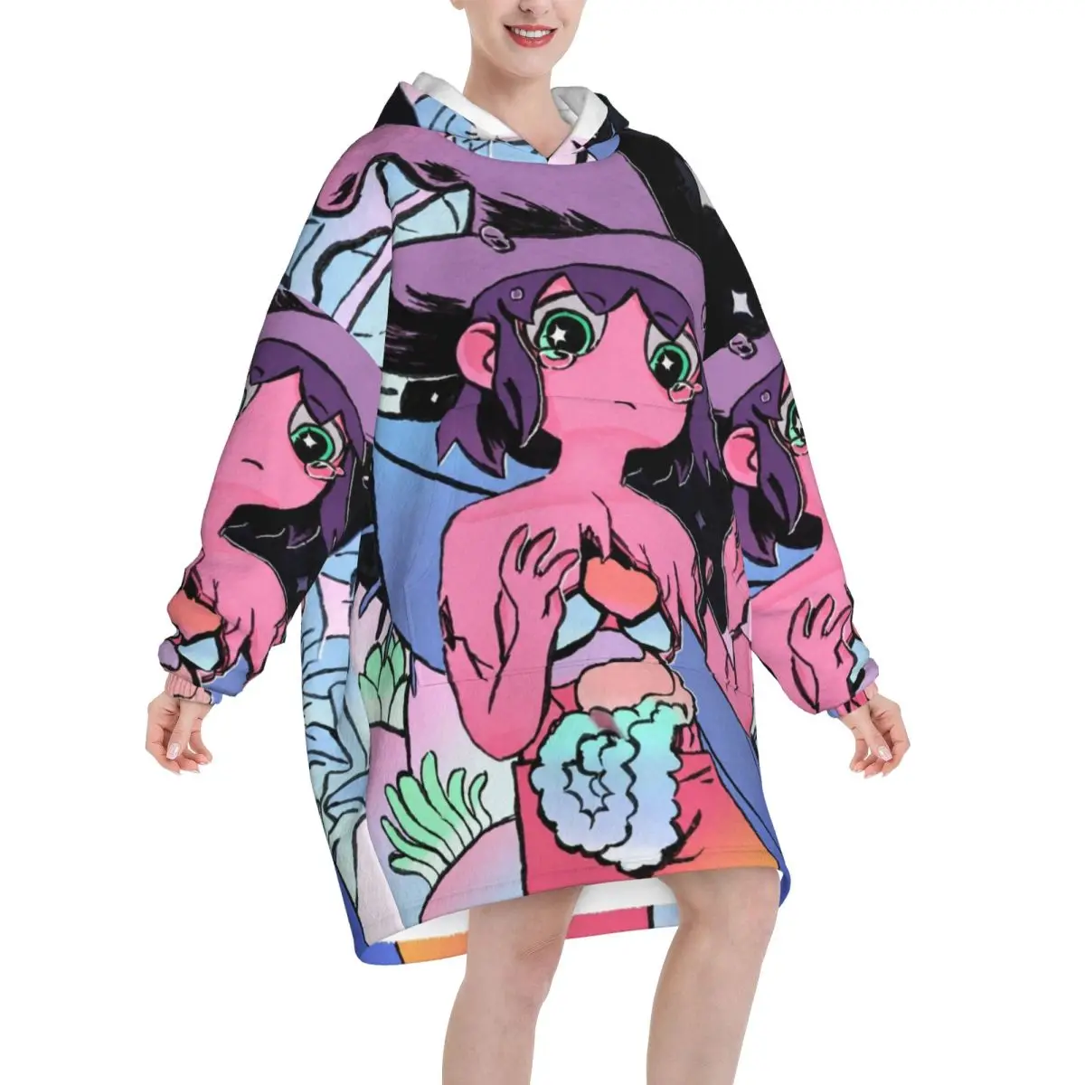 Midnights Gospes Wearable Blanket Hoodie as Gifts for Women Men Warm Cozy Large Blanket Sweatshirt Thick Fleece Hooded Blanket