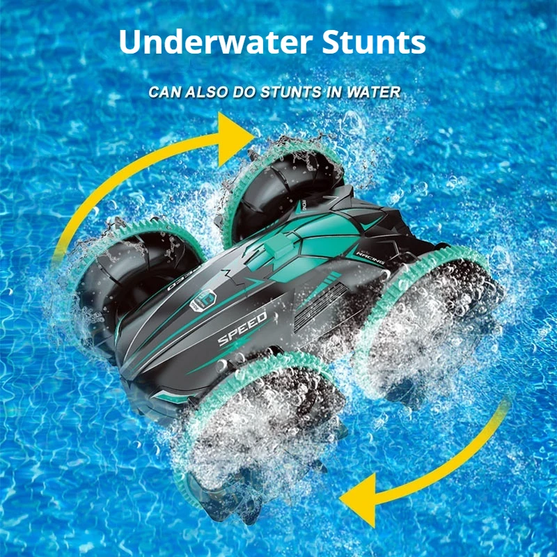 Toy remote control car amphibious remote control car drifting climbing cross-country rc stunt remote control car holiday gift