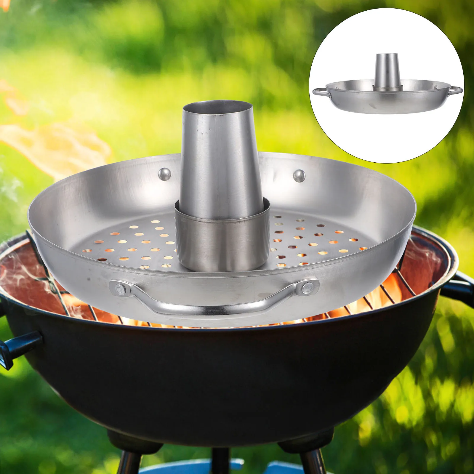 

Stainless Steel Chicken Roasting Rack Pan Vertical Grilling Stand For Bbq Oven Camping Turkey Roaster Holder Kitchen Tool