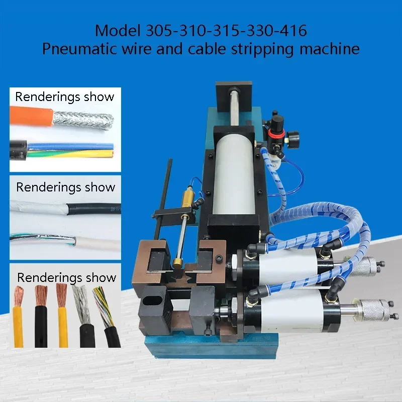 305 pneumatische Abisolier maschine Kabel abisolier maschine Handbuch Mantel draht kern Draht automatische Abisolier maschine