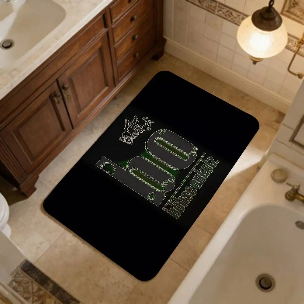 

B-Bohse O-Onkelz Band Door Mat Washable Non-Slip Living Room Sofa Chairs Area Mat Kitchen Doormat Area Rug