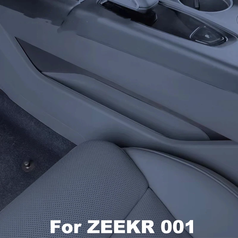 For ZEEKR 001 2026 Car Lower Central Console Storage Box Organizer Silicone Auto Interior Accessories