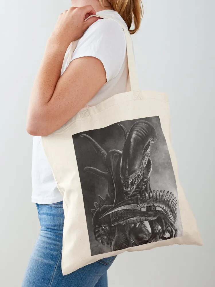 

Xenomorph Tote Bag canvas bags canvas tote bag canvas shopping bag tote bags men