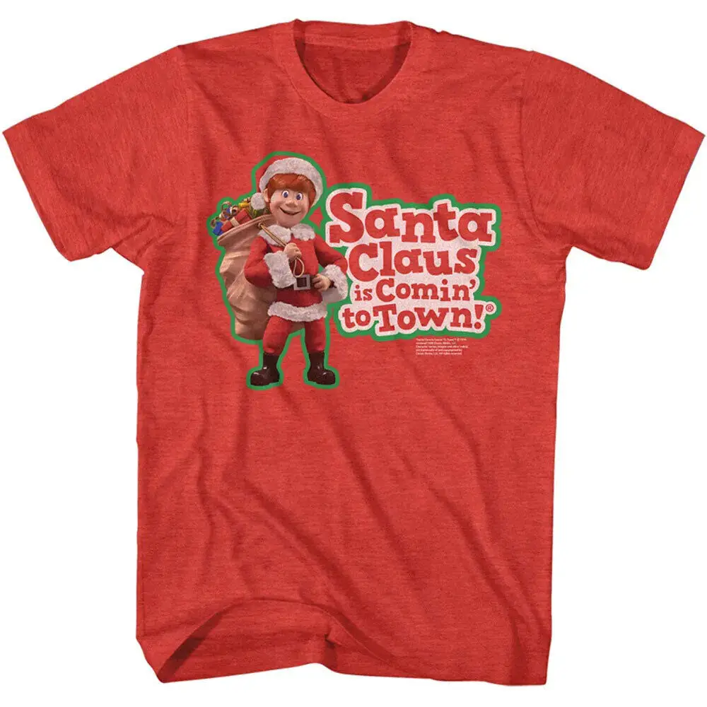 Santa Claus Is Coming To Town Cartoon Movie Narrator Fred Astaire Men's T Shirt