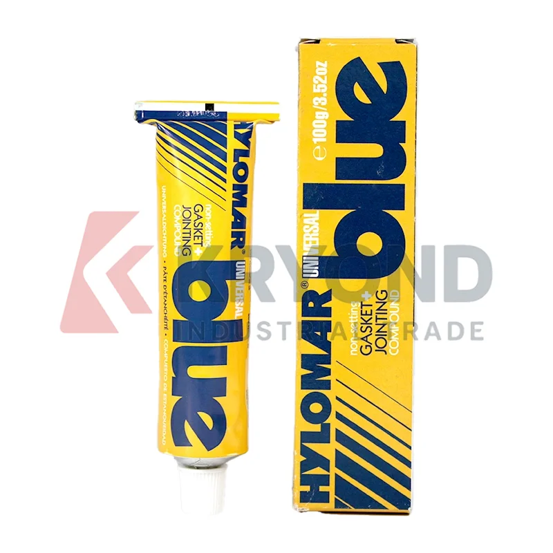 HYLOMAR Universal Blue Polyurethane Gasket Sealant Non Curing High Temperature Leakproof Automotive Engine Pipe Gearbox 100g