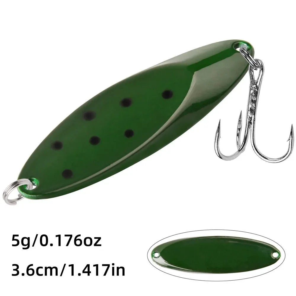 bionic fishing lure 1pc Bionic Spoon Lure for Freshwater Fishing - Long Casting, High-Quality  Sequins, Perfect for Catching Perch and Other Fish