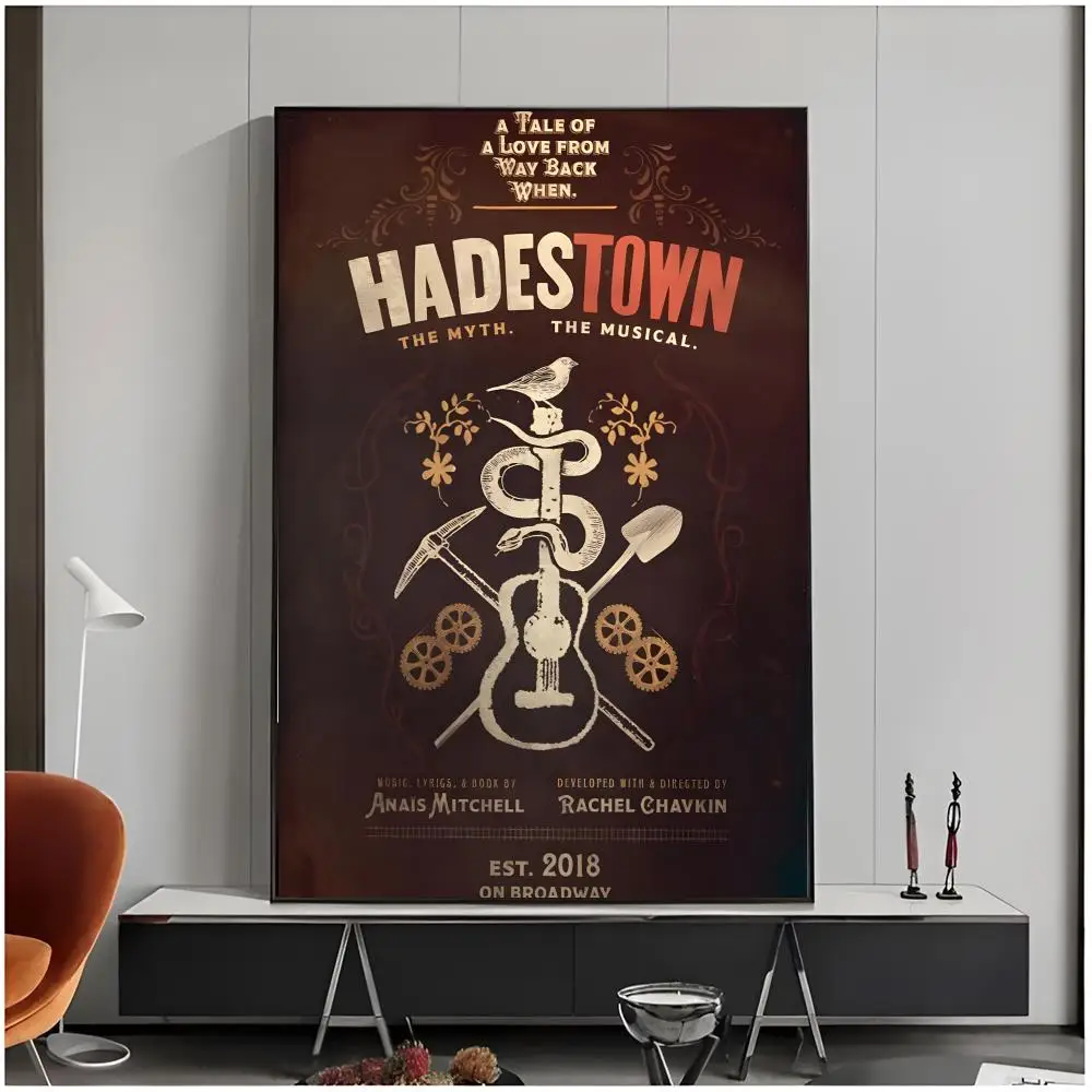 Dramatic StageShow H-Hadestown Poster Living Room Bedroom Decorative Print Unframed Decor