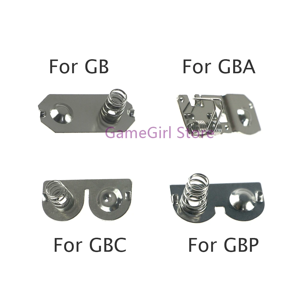 5pcs Battery Terminals Spring Contacts For GameBoy GB GBA GBC GBP Game Console Replacement Accessories