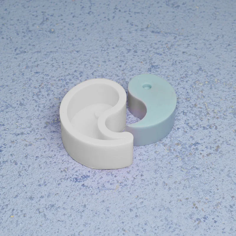 Molde de vela Tai Chi Yin Yang, diseño Original, vela aromática, molde de silicona DIY para fabricación de velas de hormigón