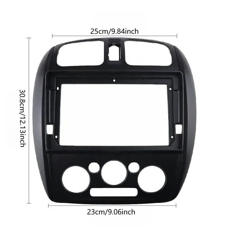 9 Inch Car Radio Fascia Frame for Haima 2004-2012 for Happin 2002-2008 for Mazda 323 Ford Laser Left Hand Drive Manual AC