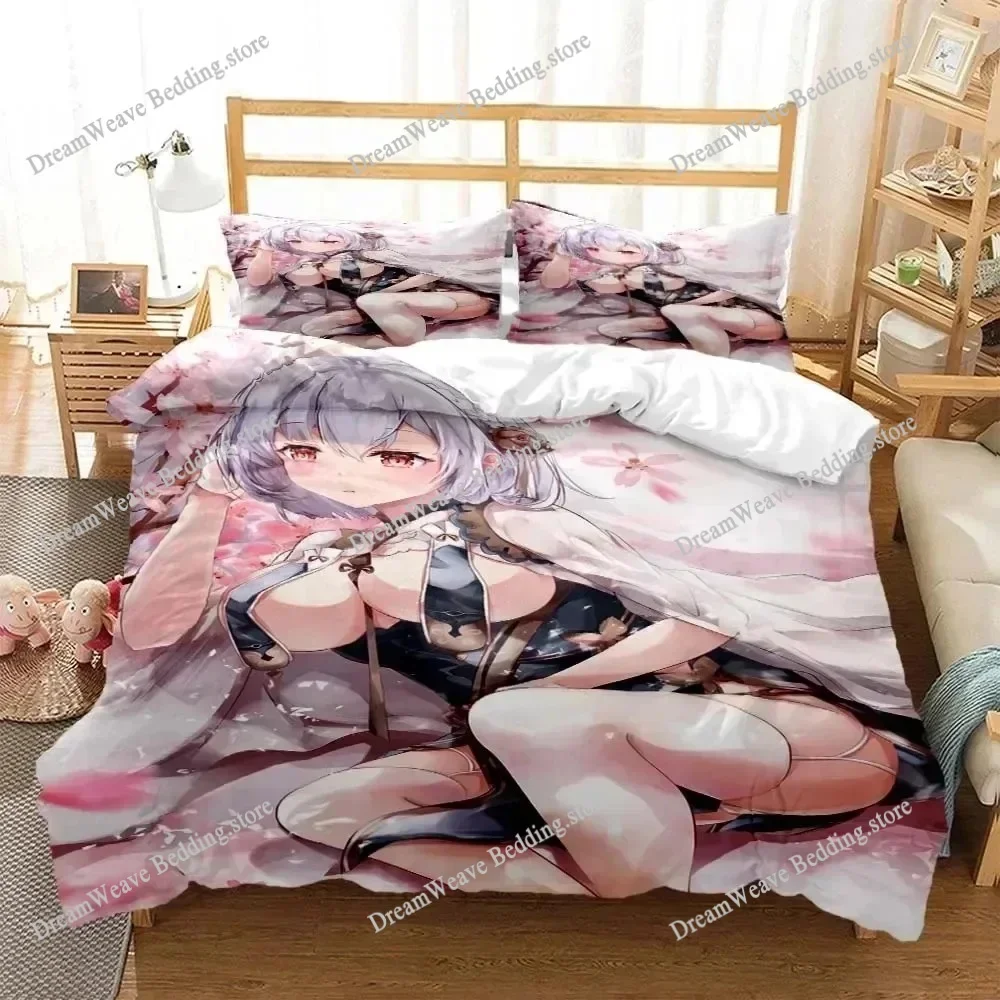 

3D Printed Anime Sexy Beauty Bedding Set Boys Girls Twin Queen Size Duvet Cover Pillowcase Bed Kids Adult Home Textileextile741