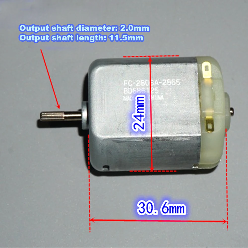 MABUCHI FC-280SA-2865 280 Motor High Speed DC 3V 5V 6V 9V 23500RPM Electric Motor  For DIY Toy Car Boat Model