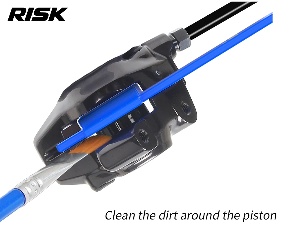 RISK Fahrrad Hydraulische Scheibenbremse Kolbenwerkzeug MTB Rennrad Bremssattel-Spreizer Rückstellwerkzeug Bremssattel-Reparaturset – Detail 5