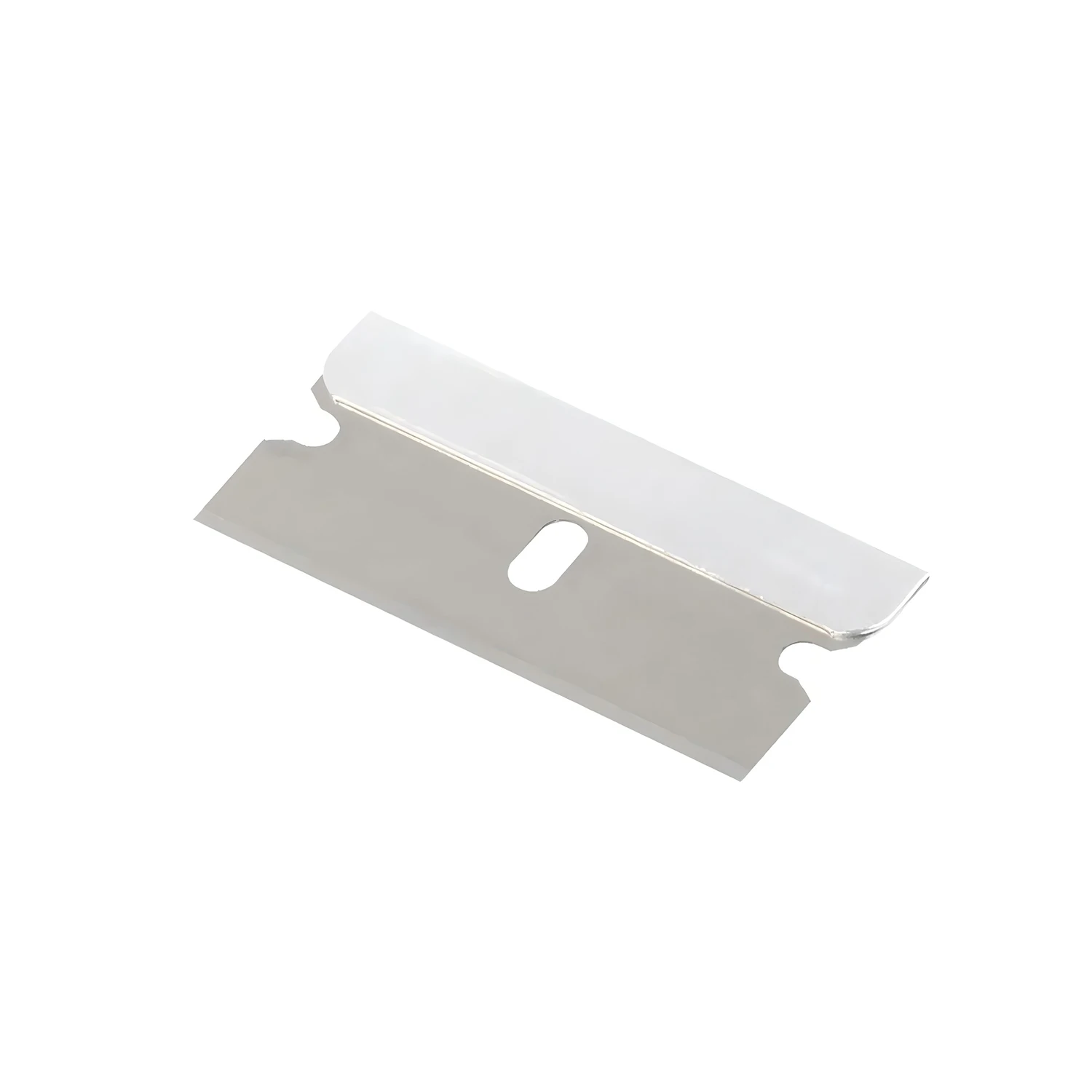 FIXFANS 100Pcs 1.5” Carbon Steel Single Edge Heavy Duty Razor Blades for Standard Security Scraper for Paint Decals Removal Tool