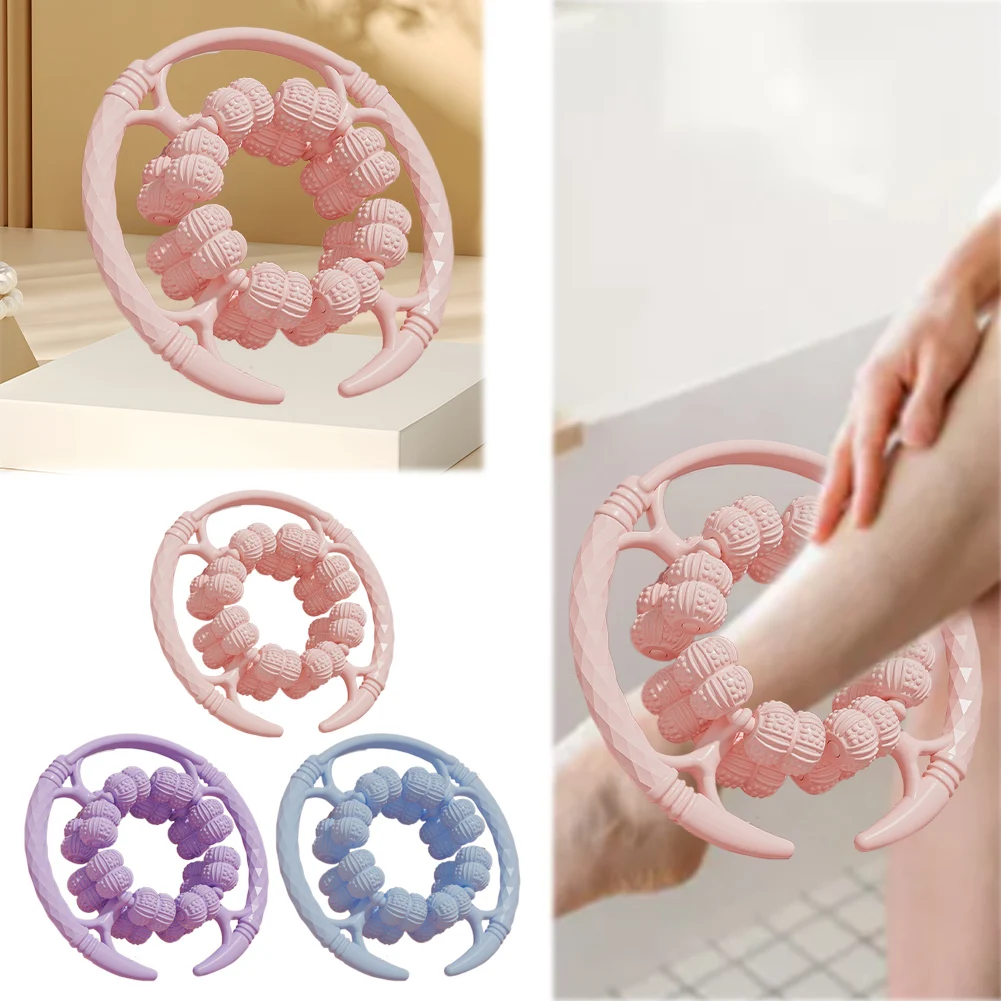 

Circular Leg Clamps Roller 32 Wheels Massage Roller Ergonomic Muscle Roller Deep Tissue Massager for Deep Tissue Massaging