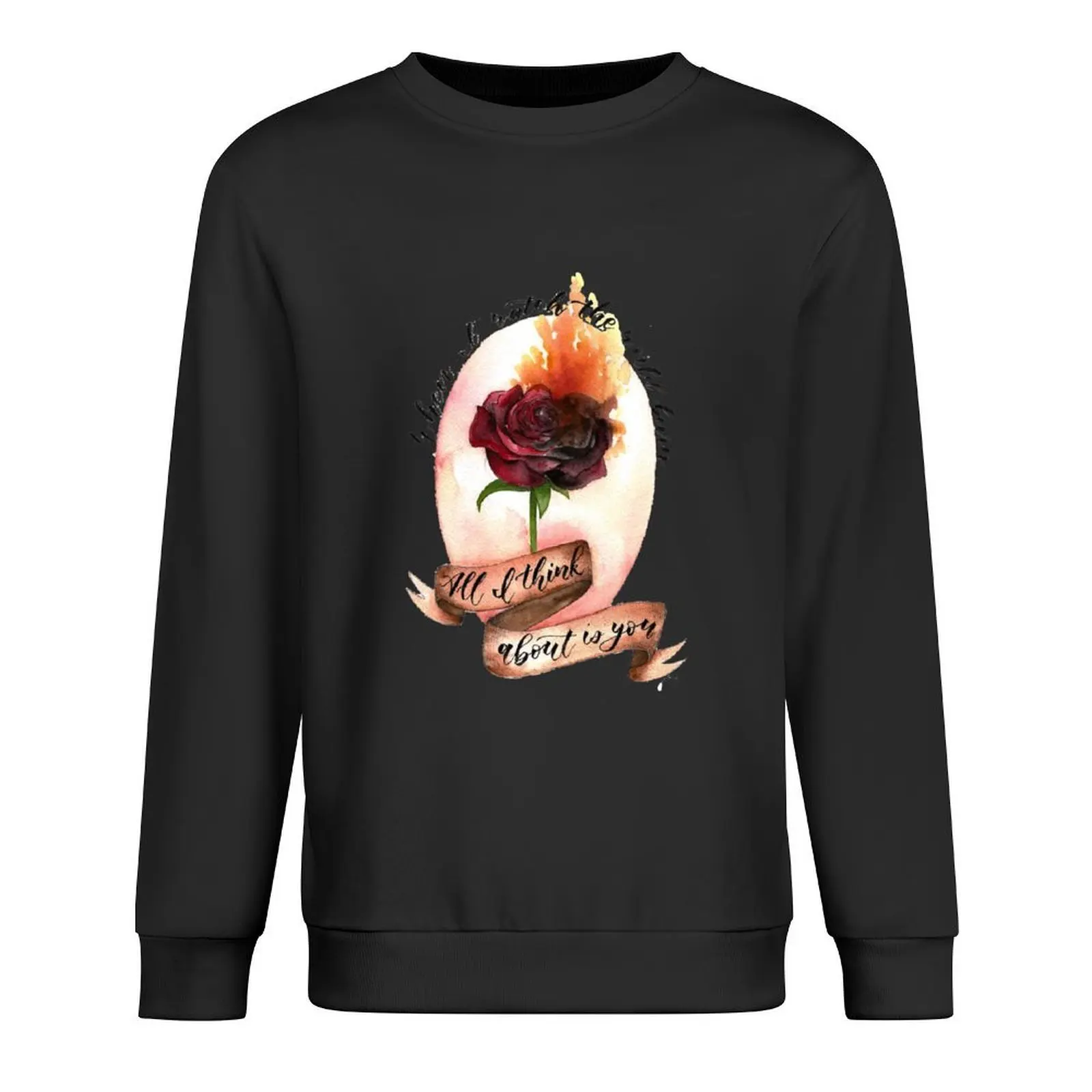 

Doom Days Rose Pullover men clothing tracksuit men graphic t shirts men autumn clothes new sweatshirt