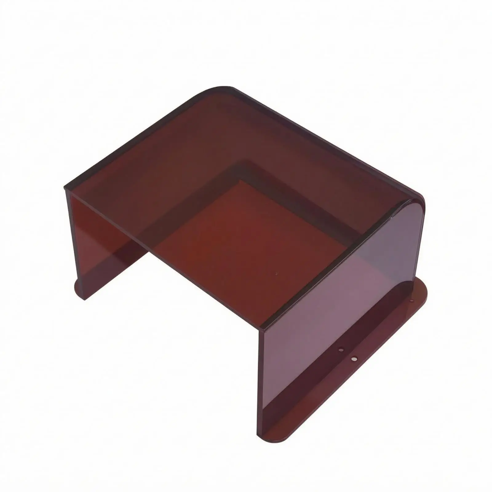 Acrylic Door Access Cover Rain Shield for Outdoor Keypad Terminal with Flange Mounting Wall Protector