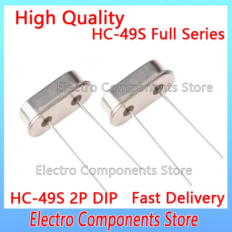 10PCS/Lot Passive Resonator Quartz 3.58MHZ HC-49S Crystal Oscillator Kit HC-49US 2Pin 49S 20PF ±10PPM Quartz Crystal Resonator