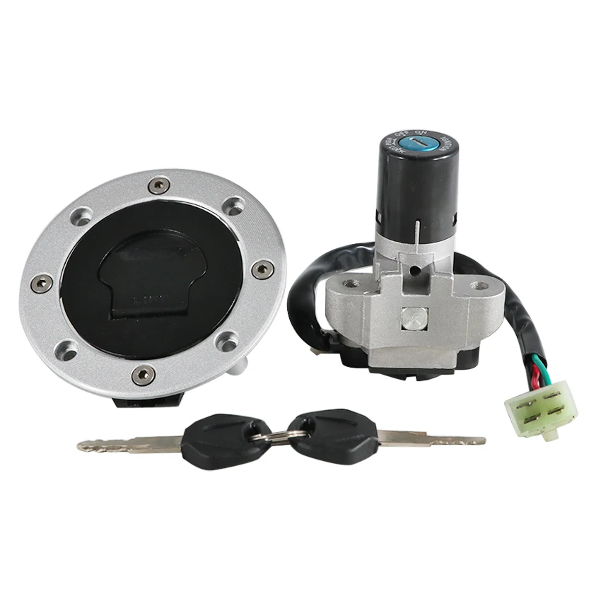 Motorcycle Ignition Key Switch Fuel Gas Cap Seat Lock Kit For Suzuki GSX750 VX800 GSX600 GSF400 RF400 RF600 RF900 GSF250 RGV125