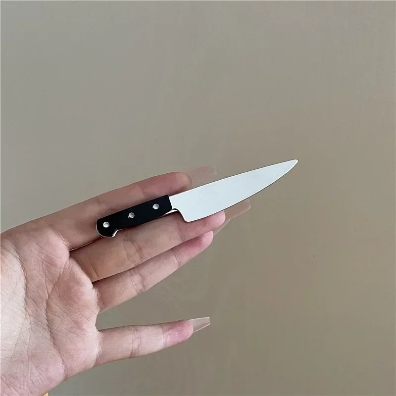 

Gothic Emulation Knife Hair Clips for Women Side Bangs Hairpin Chef Knife Hair Clip Festival Hair Accessories Cool Punk Barrette