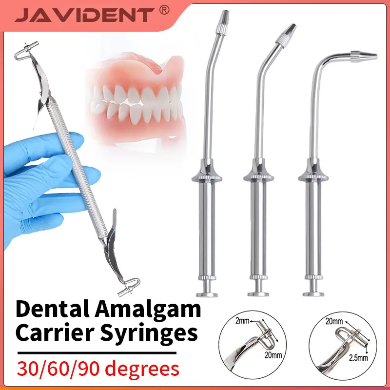 Dental Filling Restoration Silver Amalgam Dispenser Dental Bone Powder Filler Medical Stainless Steel Instrument Oral Materials