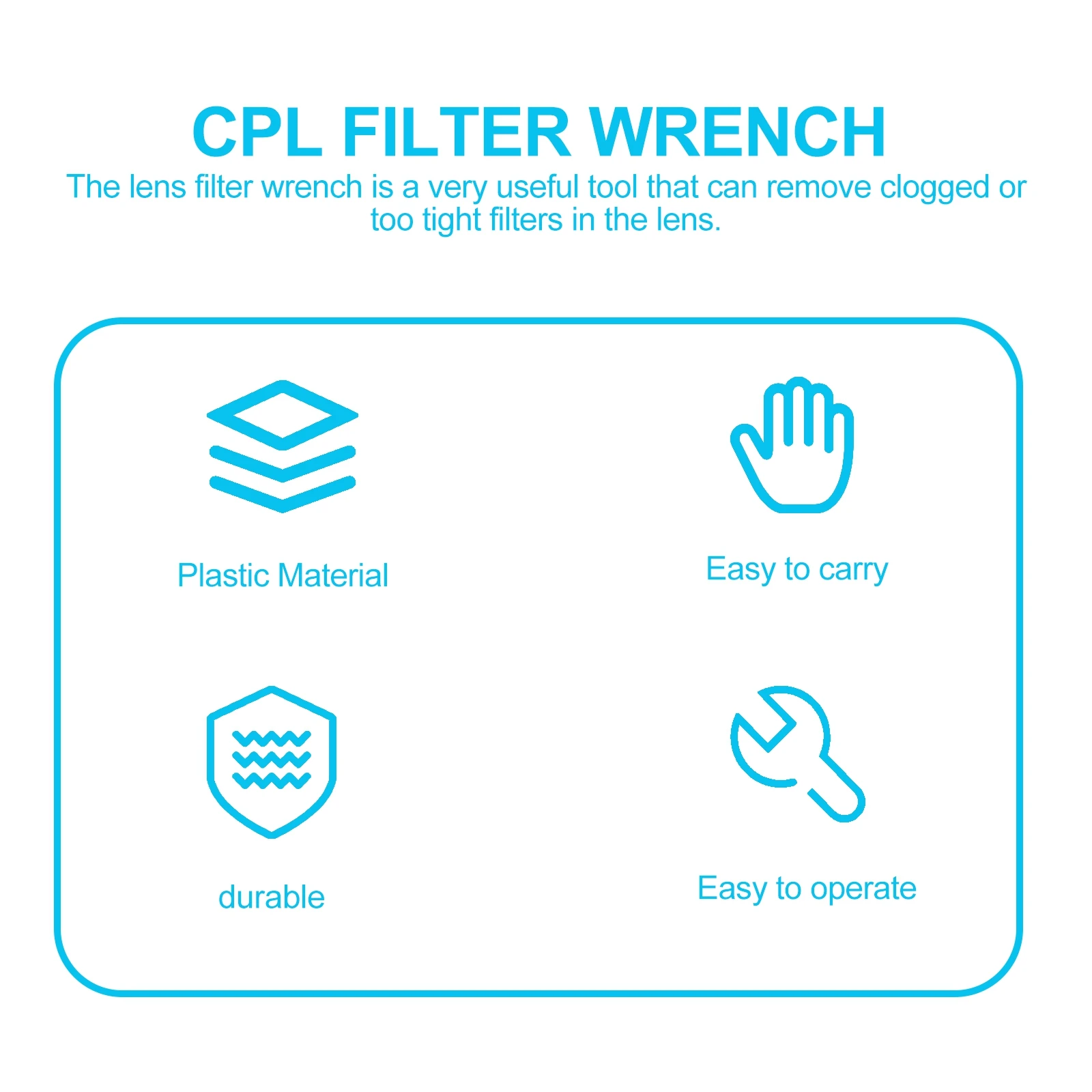 

4pcs Camera Lens Filter Wrench Kit Uv Cpl Nd Remover 37Mm-95Mm Adjustable Grip Professional Photography Accessory