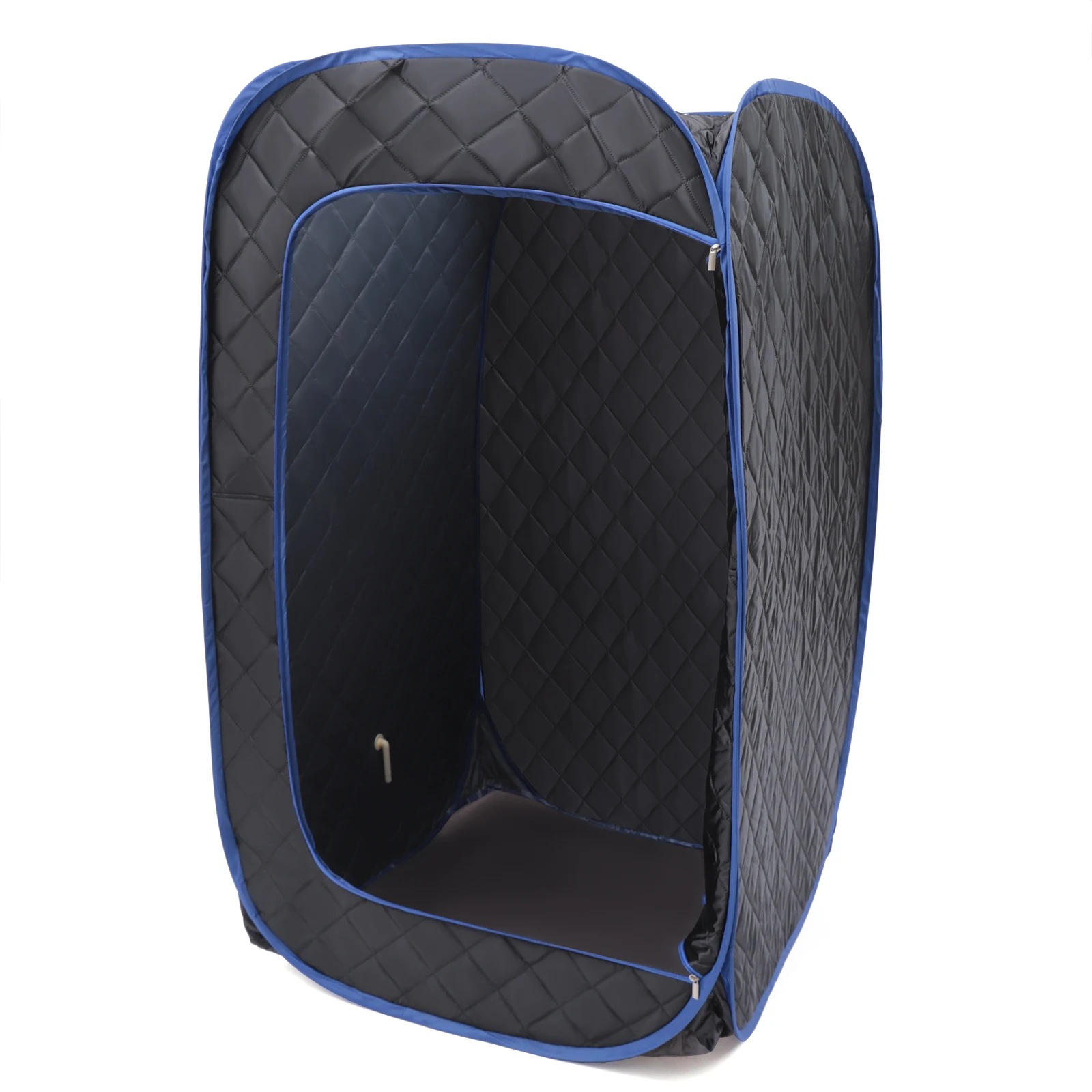 خيمة ساونا بخار منزلية محمولة قابلة للطي مع كرسي، مولد بخار 1000 وات، مؤقت 99 دقيقة، 9 تروس، للاسترخاء والتخلص من السموم (أسود) #5