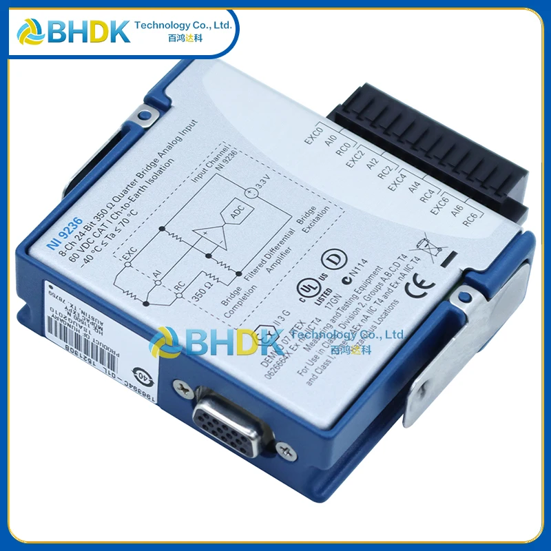 For NI-9236 C Series 8 Channel 350Ohm Strain Gage DAQ Module cDAQ cRIO